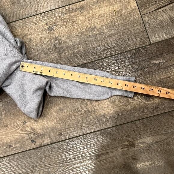 Jennie Liu 100% Pure Cashmere Celine CableKnit Open Cardigan Sweater XS - Picture 5 of 8